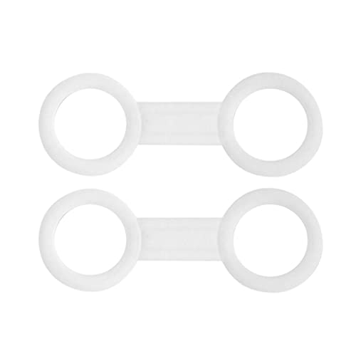 THE STYLE SUTRA®2 Pieces Universal Scuba Diving Silicone Snorkel Keeper Holder Transparent