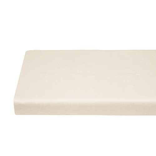 Royal Tradition 100-Percent Bamboo Viscose Fitted Bottom Sheet Only, Queen Size, Deep Pocket, Extremely Soft and Hypoallergenic Bamboo Sheets, Solid Ivory