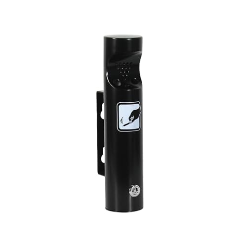 Ashtray Stainless Steel Wall Mount Practical Ash Holder for Patio Bar Garden Black|Home & Garden|1 Ashtray Cylinder