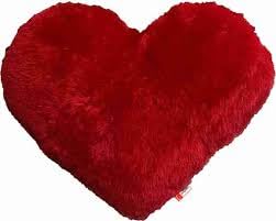 MOMENTS CREATION Cuddly Giant Heart Pillow, Soft, Perfect for Snuggling