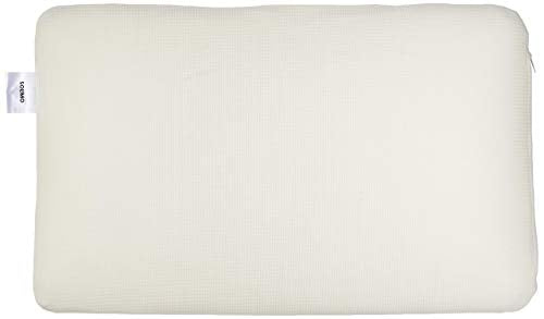 Amazon Brand - Solimo Ultra-Thin Memory Foam Pillow with Pillow Cover, 60 x 40 x 5.5 cm, White, 1 Piece