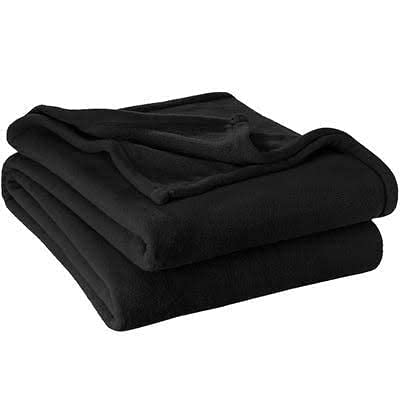 WONDERLOOK Single Bed Donation Woollen Standard Blanket Pack of 1 Black-m