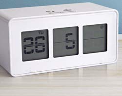 SMILE WORLD FLIP Display Digital Table Clock with Touch Light/Snooze Function