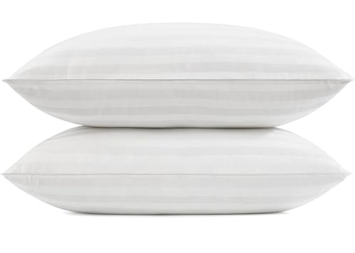 IMSMARTMART Adjustable Hollow Fibre Pillow - Fluffy, Medium Firm, 27x16”, Breathable Comfort (Pack of 2)