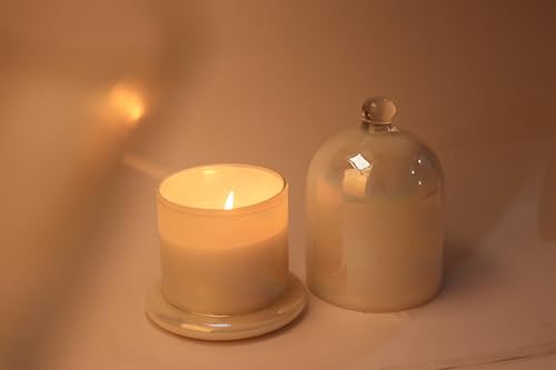 ARRK Heaven Candles Nice Fragrance Cream Bell Jar Candle with Fragrance Candles for Home || Bell Jar Candles