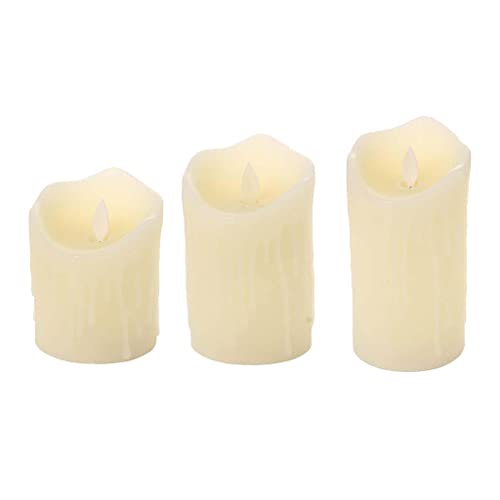 SAZ DEKOR Tea Light Flameless LED Candle Flickering Battery Christmas Wedding Home S