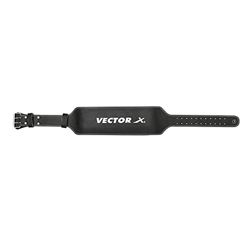 Vector X POWER 2.5 Layer Weight Lifting Leather Gym Belt (6") (XL)