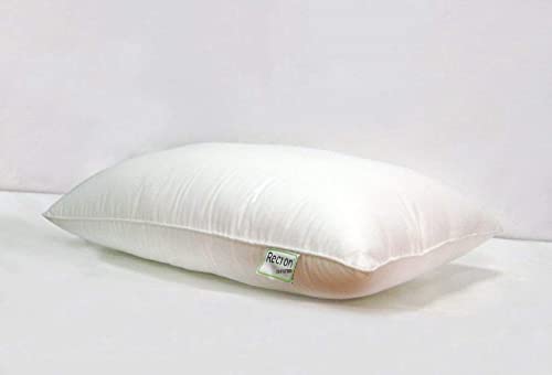 Recron Certified Fiber Bliss Pillow (White, 43x69cm) - 2 Piece