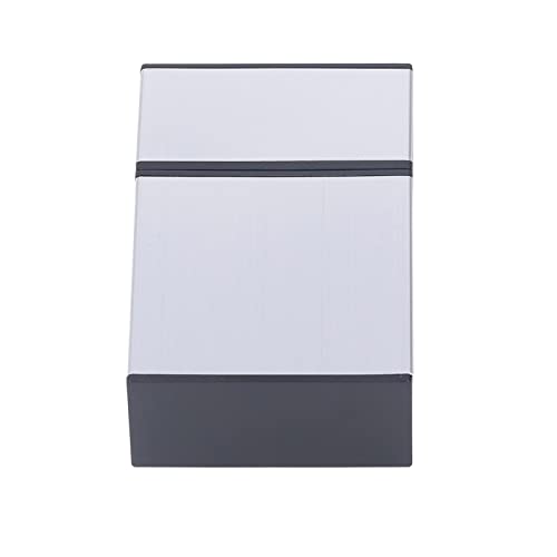 Cigarette Case, Aluminum Alloy Magnetic Cigarette Case Multipurpose 20 Capacity Home (Silver)