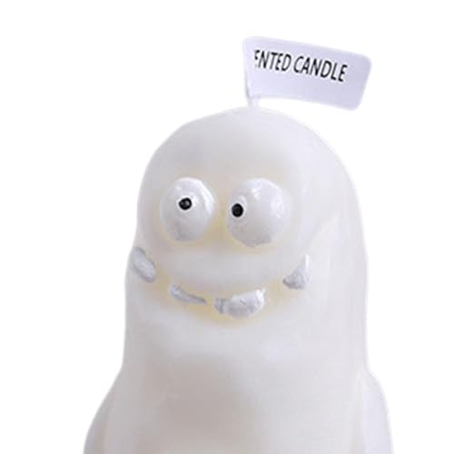 SAZ DEKOR Funny Scented Candles Gifts Decorative Candles for Anniversary Office Bedroom White 12cm