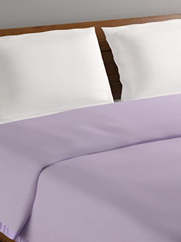 Bombay Dyeing All Season 246 GSM Polyester Lilac Solid Double AC Blanket,Travel Blanket & Camping.