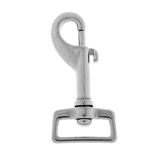 LOOM TREE® 316 Stainless Steel Square Eye Swivel Bolt Snap Hook Diving Clip 7.2 x 3.4cm | Water Sports | Scuba & Snorkeling | Other Scuba & Snorkeling