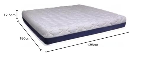 Sleepsutraa Mattress, 5-inch Reversible Dual Comfort Queen Size – Dual Sense, Grey, 72 X 54 X 5 or 6x4.5 feet