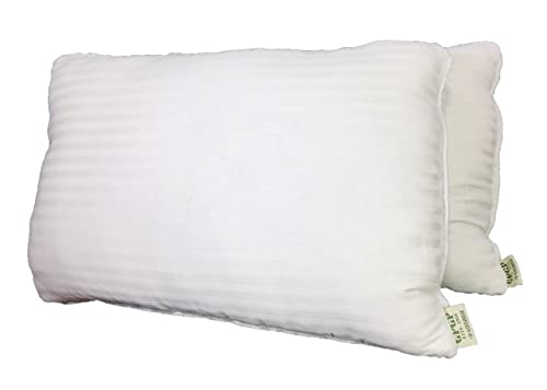 GPGP Pure Semal Cotton Pillows - Sleeping Pillows (Filled with Silk Cotton), White - Set of 2