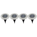 Solar Powered Led Garden Lights (4 Pc)