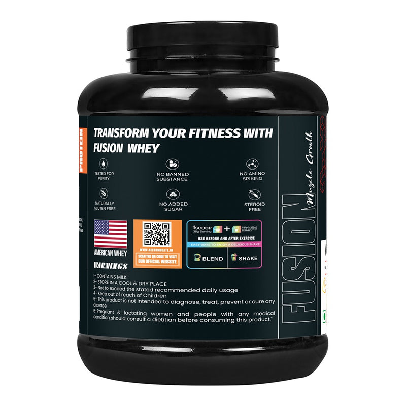 Reformulate I Fusion I Whey Protein I With Pre & Pro Biotics I Muscle Growth I 58G Protein | 379 Kcal Energy | O Cholesterol I Creatine for Strength I Enhances Recovery I Faster Absorption I Nutraceutical I Cold Coffee I 2 KG