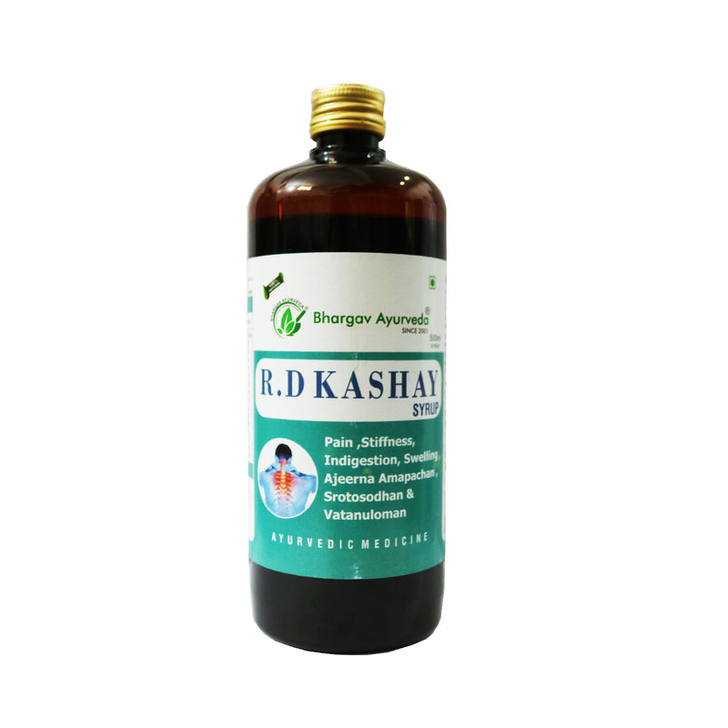 Dr.Bhargav's R.D Kashay Syrup 500 ml & Colon Detox Triple Action formula 60 Capsule