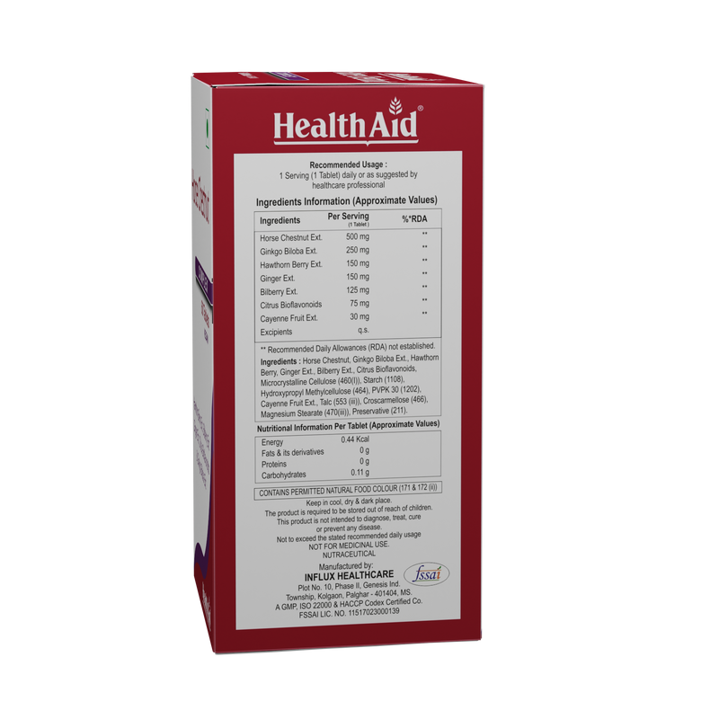 HealthAid I Horse Chestnut Complex I 60 Tablets