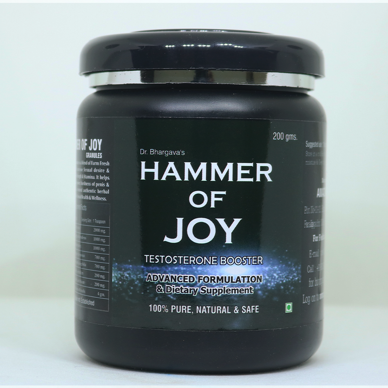 Dr.Bhargav's Hammer of joy 60 Capsule & Hammer of joy Granules 200 gm