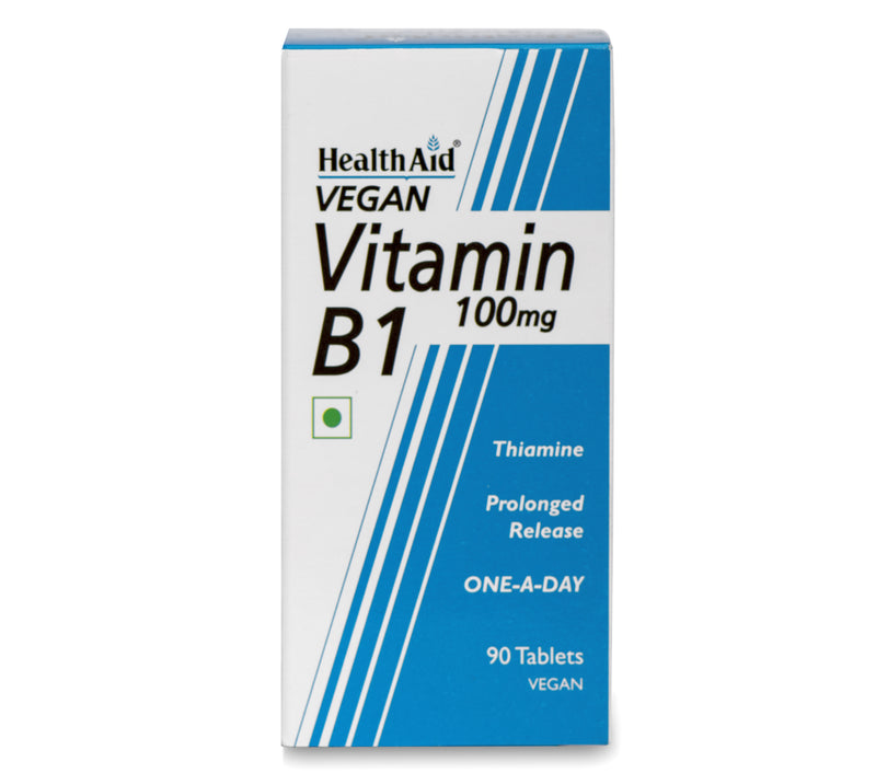 HealthAid I Vitamin B1 100 mg I Thiamin I 90 Tablets