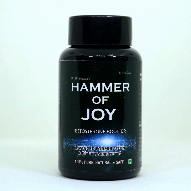 Dr.Bhargav's Hammer of joy 60 Capsule & Kaunch Beej 60 Capsule with Hammer of Joy Oil 50 ml