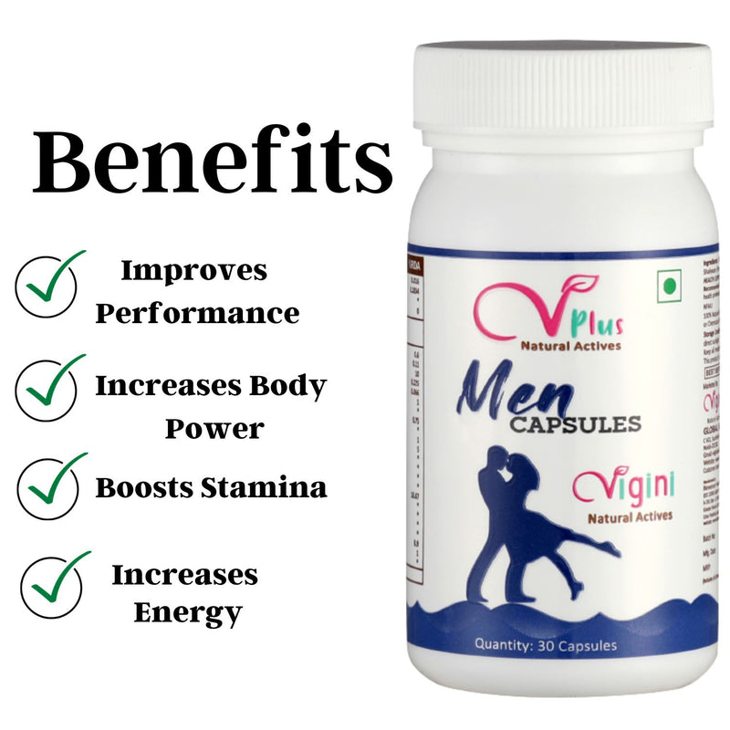 Vigini  Performance Sexual Arousal Power Stamina Capsules Testosterone Vigour Vitality Booster-30 Caps