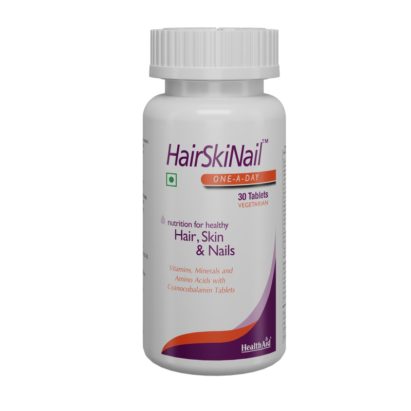 HealthAid I Hair I Skin I Nail I Multivitamins for Hair I Skin I Nail I 30 Tablets