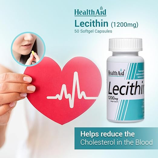 HealthAid I Lecithin 1200 mg I 50 Softgel Capsules