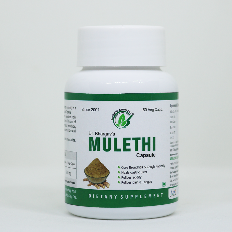 Dr.Bhargav's Mulethi 60 Capsule & Amla Powder 100 gms