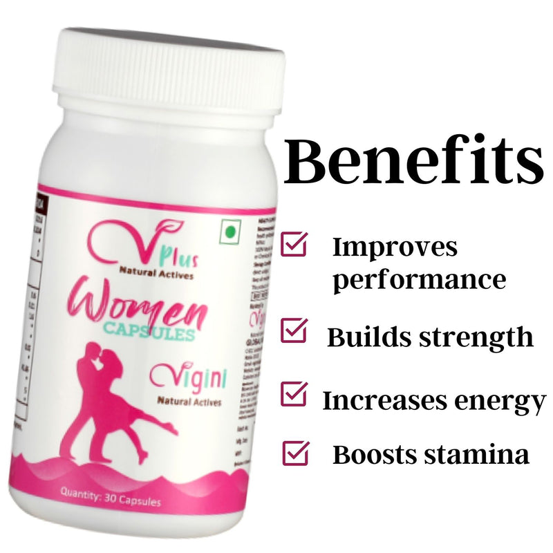 Vigini  Performance Sexual Arousal Regain Increase Stamina Power Boster Capsules Testosterone Vigour Vitality Enhance Women