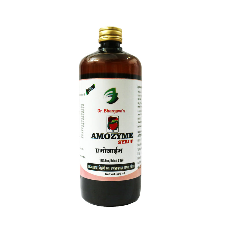 Dr.Bhargav's Amozyme Syrup 500 ML & Colon Detox Triple Action formula 60 Capsule