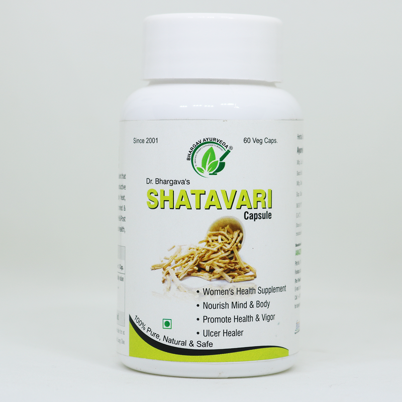 Dr.Bhargav's Shatavari Capsule 60 cap & Ashwagandha 60 Capsule with Medha-D 60 Capsule