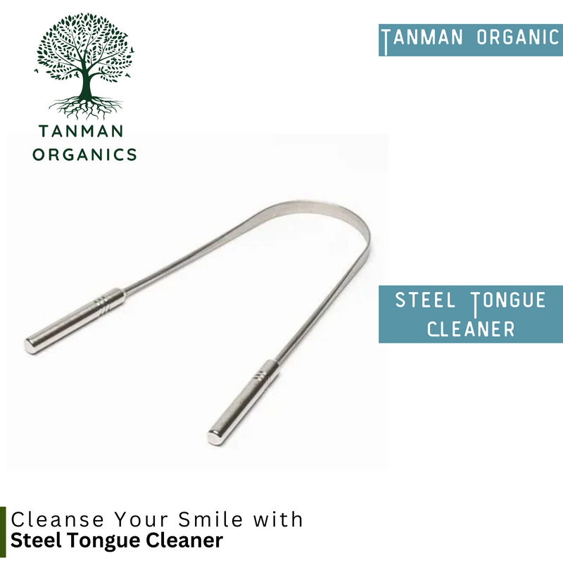 Tanman Organics SS Tongue Cleaner (Pack of 2)