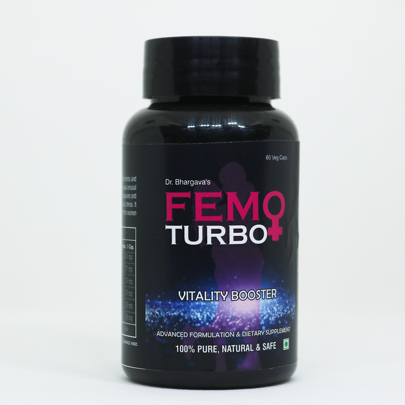 Dr.Bhargav's Femo Turbo 60 Capsule & Femo Turbo Granules 200 gms