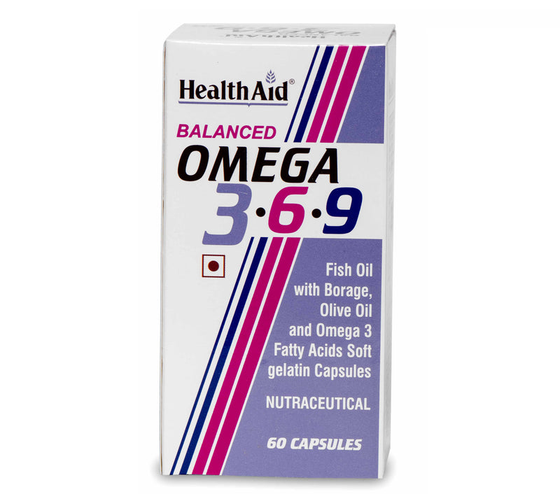 HealthAid I Balanced I Omega 3.6.9 I 60 Capsules