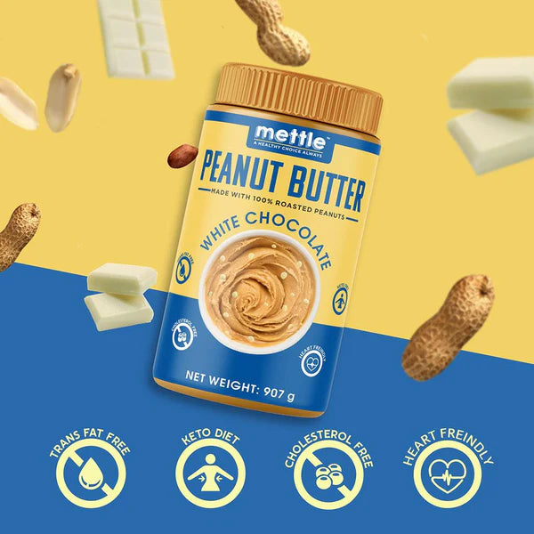 GetmyMettle Peanut Butter with white Chocolate