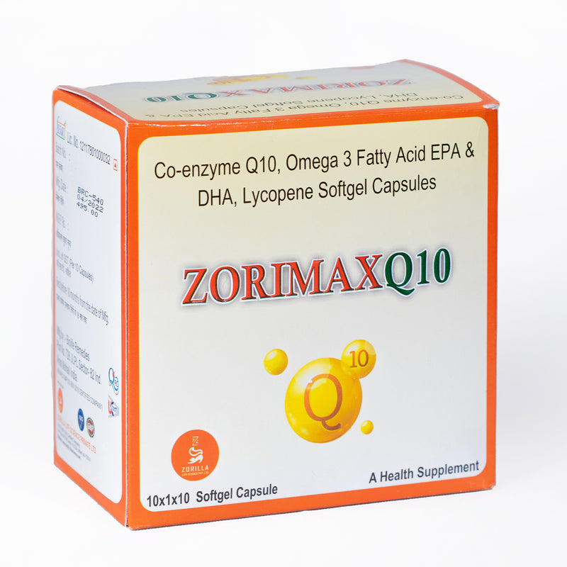 Zorimax Q10 Co-Enzyme Fatty Acid I 10 Tablets