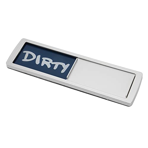 Ubersweet® Dishwasher Magnet Clean Dirty Sign, Multipurpose Dishwasher Sign ABS Practical for Home (A)