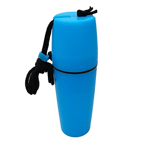 THE STYLE SUTRA®Waterproof Capsule Container Bottle for Scuba Diving Snorkeling Kayak Blue