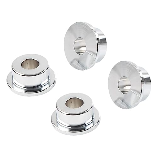 ATORSE 4Pcs Handlebar Riser Bushings Replaces Compatible with Harlay Sportster 1973-2017 Sliver | 4Motorcycle Handlebar Riser Bushings