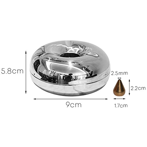 MERISHOPP™ Round Cigarette Ashtray for Home Office Desktop Outdoor Without Wooden Stand