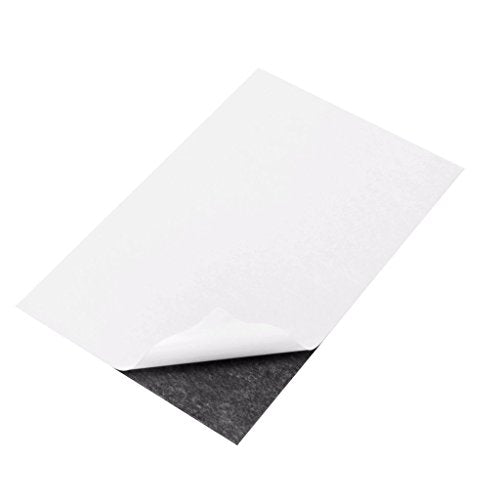 totalElement 8.5 x 11 Inch Strong Flexible Self-Adhesive Magnetic Sheets Peel & Stick Refrigerator Magnet Sheets (12 Pieces)