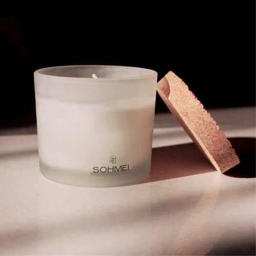 SOHMEI | Cold Mornings | Coconut Wax Scented Candles | Green Apple, Apple Blossom, Peach (100 g)