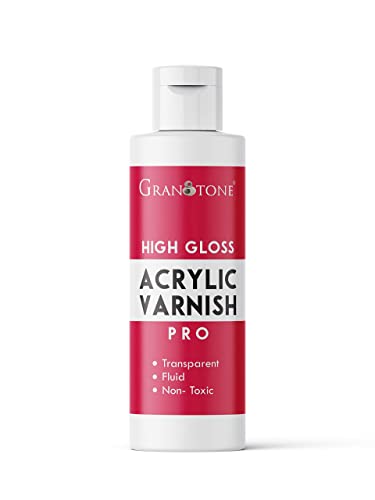 GRANOTONE Acrylic Artist's Varnish Non Yellowing Non Toxic (100 ML HIGH GLOSS)