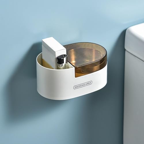 ATORSE® Toy Wall Mounted Ashtray Creative Smokeless Portable for Smokers Bar Tabletop Gold