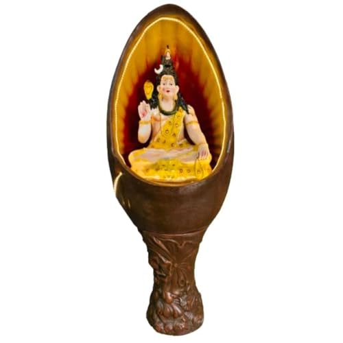 Shawshank 52 Inch Bhagwan Shiv Water Fountain with Stand for Indoo Garden Home Decor Shivling Water Fountain