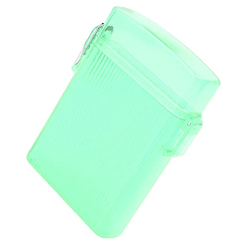 Cigarette Holder Box, Large Capacity Present Cigarette Case Clear for Family (Green)