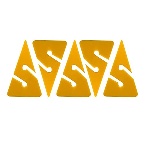 THE STYLE SUTRA®5 Pieces Triangle Line Arrow Marker for Scuba Diving Cave Wreck Dive Yellow