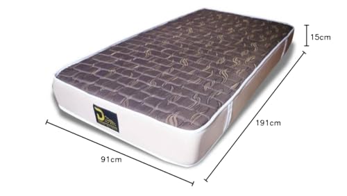 Deep Rest Ortho Bonnel Spring Foam Mattress (75 X 36 X 6 Inches)