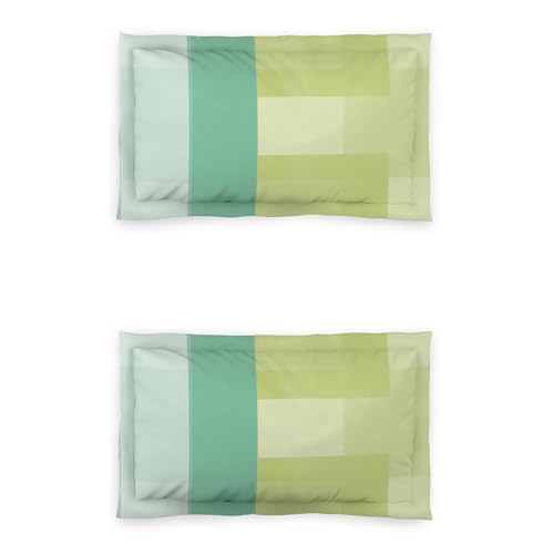 DDECOR - 100% Cotton 144 TC Queen Bedsheet with 2 Pillow Covers - Green